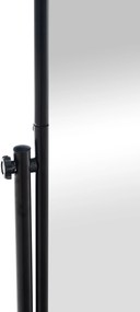 Stojace zrkadlo Nane Oval 317228 - 155x40x42 cm - Čierna