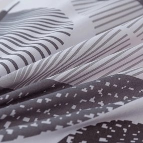 Obliečky z mikrovlákna PULINA sivé Rozmer obliečky: 70 x 80 cm | 140 x 200 cm