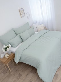 Bavlnené obliečky Renforcé - Jasmine sivozelená