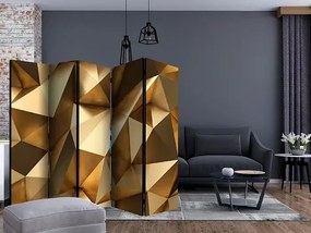 Paraván - Golden Dome II [Room Dividers] Veľkosť: 225x172, Verzia: Obojstranný