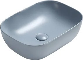 Mexen Rita, umývadlo na dosku 45 x 32 cm, šedo-modrá matná, 21084569