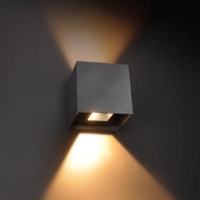 Brilagi - LED Vonkajšie nástenné svietidlo CUBE LED/6W/230V IP54
