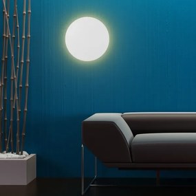 Nástenné svietidlo LUNA 4xG9/8W/230V pr. 40 cm biela