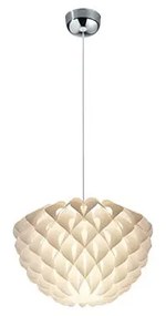 Biele stropné svietidlo Trio Pendant Tilia, výška 150 cm