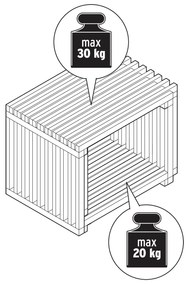 Výsuvný konferenčný stolík »FLEKSIBEL«