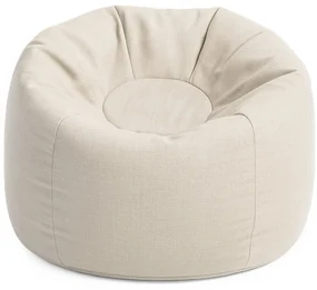Sedací vak Outzy MeowBaby® Floreo, oat-blush-beige