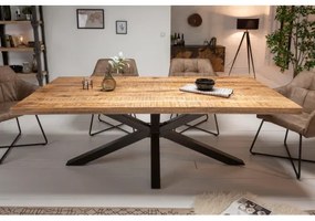 Jedálenský stôl 39444 200x100cm Masív drevo Mango prírodné  - Komfort-nábytok