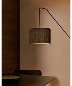 Čierne nástenné svietidlo ø 25 cm Jex – Kave Home