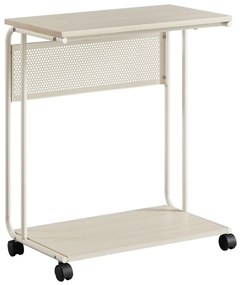 Odkladací stolík E1012 CRM, krémový