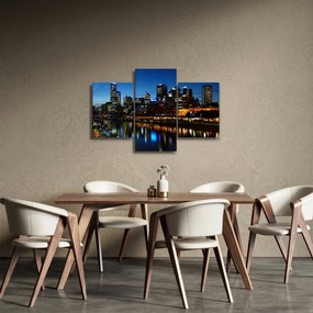 Obraz noci v Melbourne (90x60 cm)