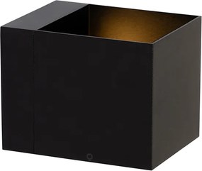 Nástenná lampa čierna vrátane LED a dotykového stmievača nabíjateľná - Joris