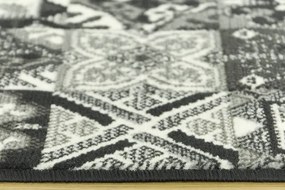 Behúň Luna 503754/89922 - patchwork sivý