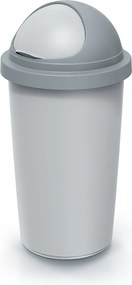 Odpadkový kôš COMPACTO ROLL 30 L popolavo sivý/svetlosivý