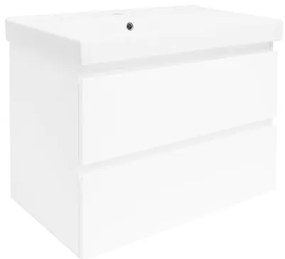 Kúpeľňová skrinka s umývadlom SAT B-Way 79x50x45 cm biela lesk BWAY280WU1BI, 1 ks