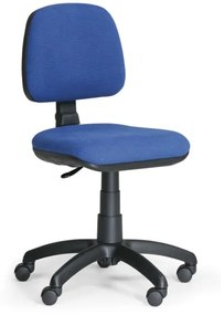 Kancelárska stolička MILANO bez podpierok rúk, modrá