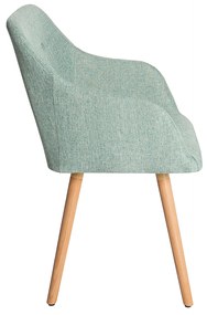 Štruktúra lakťovej opierky stoličky Scandinavia zelená