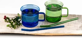 Hrnček Glass 0,35l, modrý