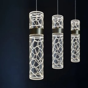 LED luster na lanku LAGOS LED/24W/230V zlatý