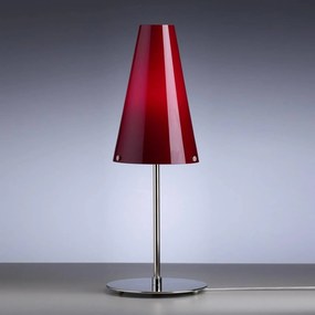 TECNOLUMEN Walter Schnepel stolná lampa červená