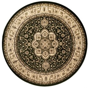 Okrúhly koberec ROYAL ADR model 521  zelený