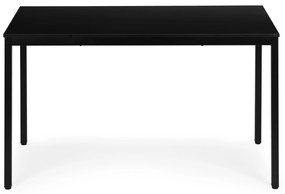 Jedálenský kuchynský stôl pre 4-5 osôb počítačový stôl 120x60 cm čierny ModernHome