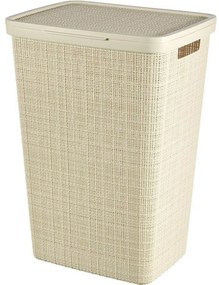 Curver Kôš na špinavú bielizeň Jute 58 l, béžová