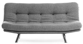 Dvojmiestná rozkladacia pohovka BINA svetlosivá