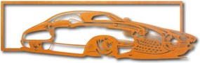Exkluzívny obraz na stenu auto z drevenej preglejky história: Prírodná preglejka - Topoľ  natural 30 x 90 cm 3950-49483 PR0327
