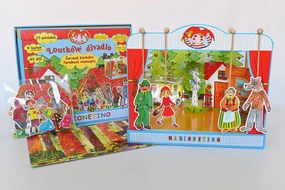 MARIONETINO Bábkové divadlo – Červená Čiapočka a Janko a Marienka (kompletný set)