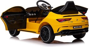 LEAN CARS Mercedes CLA 45s AMG Yellow 4x4 Auto na batérie