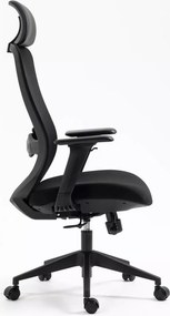 SI Otočná stolička Ergon čierna