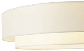 Moderné stropné svietidlo biele 50cm 3-svetelné - Drum Duo