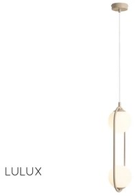 RIVA 2 BEIGE | Minimalistická závesná lampa