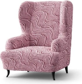 Bielastické poťahy BRILLANTE bordó kreslo ušiak (š. 60 - 110 cm)