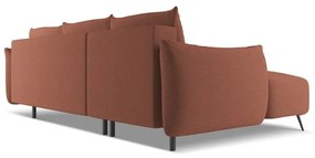 Ružová rohová pohovka (ľavý roh) Malie – Makamii