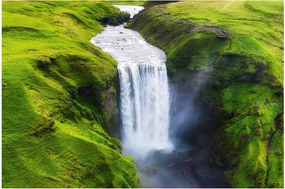 Obraz - Vodopád Skogafoss (90x60 cm)