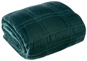 Dekorstudio Luxusný zamatový prehoz na posteľ KRISTIN2 v tmavomätovej farbe Rozmer prehozu (šírka x dĺžka): 170x210cm