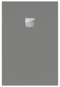 VILLEROY &amp; BOCH Planeo obdĺžniková sprchová vanička akrylátová, s technológiou RockLite, štandardný model, protišmyk (B), 1200 x 800 x 40 mm, Grey, UDA1280PLA2V-3S