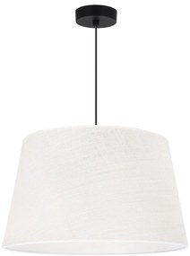Závesné svietidlo Juta, 1x biele jutové tienidlo, (fi 44cm), b