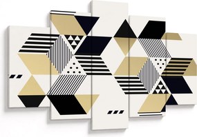 Obraz - Geometrické tvary N⁰1 (150x105 cm)