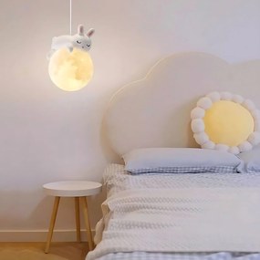 Toolight Toolight, stropné svietidlo "spiaci zajačik na mesiaci", G164-1CP, OSW-07804