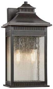 Quoizel QZ-LIVINGSTON2-M - Vonkajšie svietidlo LIVINGSTON 2xE14/40W/230V IP44