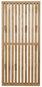 Vešiakový panel z dubového dreva v prírodnej farbe 46x100x8 cm Parco – Spinder Design