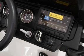Ramiz Jeep Wrangler Rubicon LIFT elektrické autíčko pre deti biele