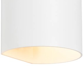 Moderná nástenná lampa biela - Sabbio