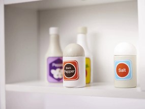 KIK Detská drevená kuchynka MDF MODERN CLASSIC+ príslušenstvo
