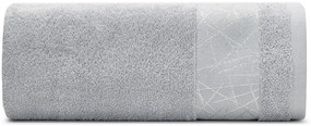 BAVLNENÝ UTERÁK NIKA SADA 6KS 50X90 CM STRIEBORNÁ