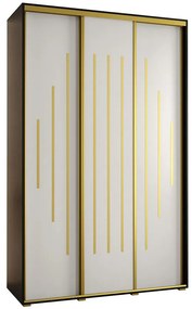 Skriňa 45 Canaris 12 170 čierna/biela/gold