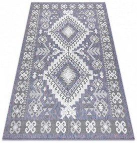 Kusový koberec Aztec modrý 200x290cm