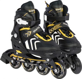 Ramiz Sada kolieskových korčúľ 4 v 1 Korčule pre deti Veľkosť 29-33 Žltá